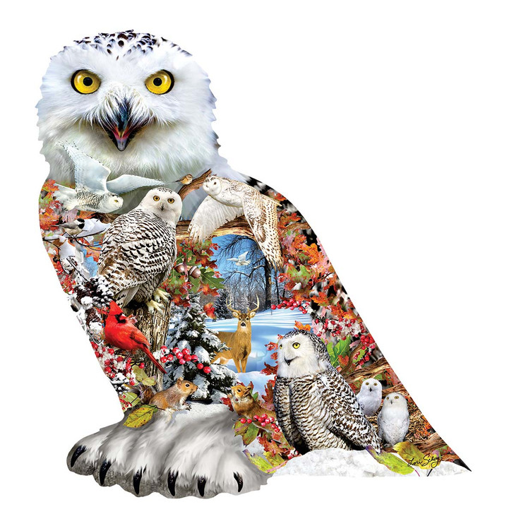 SunsOut Snowy Owl Jigsaw Puzzle