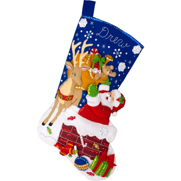 Bucilla Santa Toy Delivery Stocking Kit