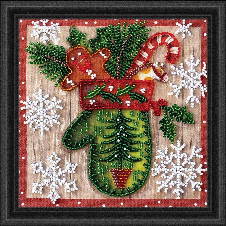 Abris Art Holiday Beaded Embroidery Kit