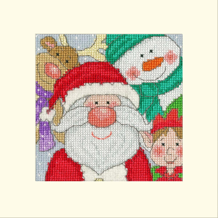 Bothy Threads Jolly Times Greeting Card Counted Cross-Stitch Kit