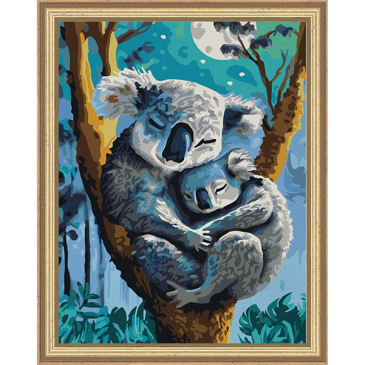 Schipper Koala with Joey Kit & Frame Paint by Number Kit