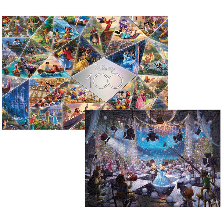 Ceaco Disney 100th Celebration & Collage, Set of 2 Jigsaw Puzzle