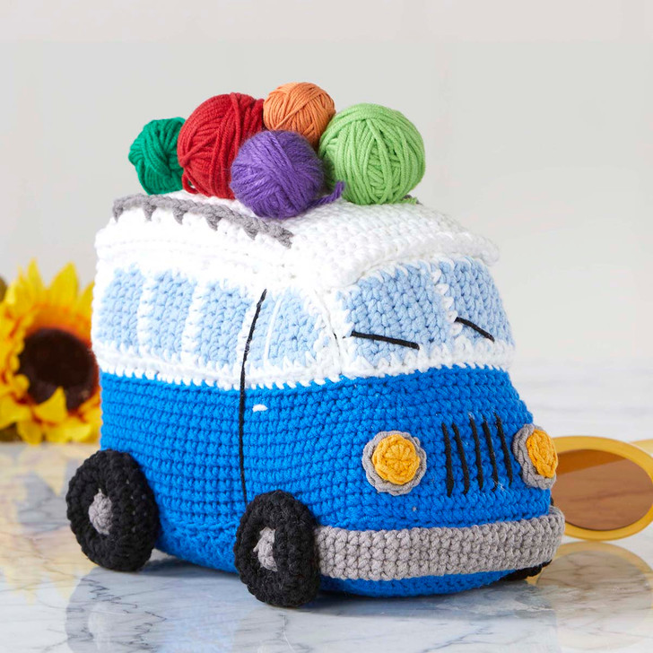 Herrschners Retro Vibes Van Crochet Kit