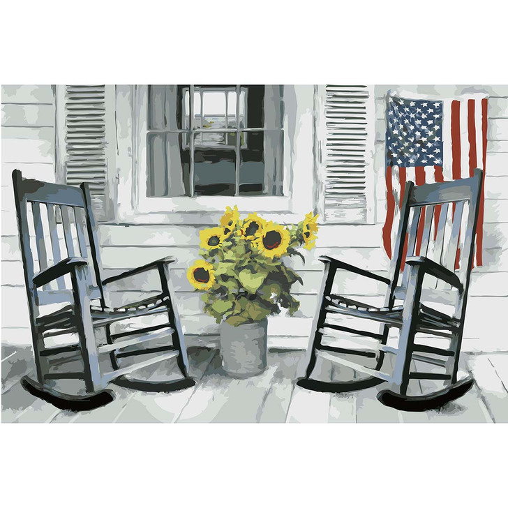 Winnie’s Picks All American Seaside Porch Paint by Number Kit