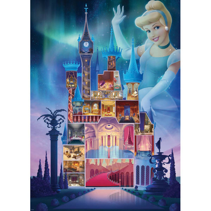 Walt Disney Cinderella ジグソーパズル Amazon.com: Ravensburger Disney Princess Cinderella Glitter Jigsaw