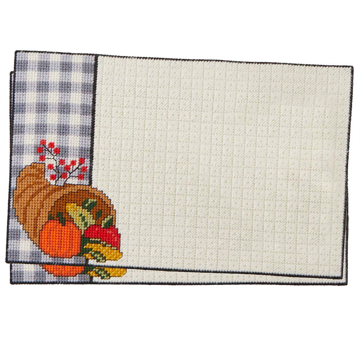 Herrschners Harvest Blessings Place Mats Plastic Canvas Kit