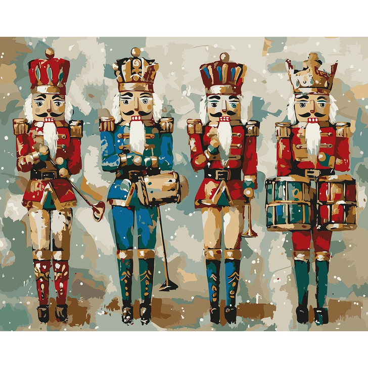 Winnie’s Picks Festive Nutcracker Brigade Paint by Number Kit