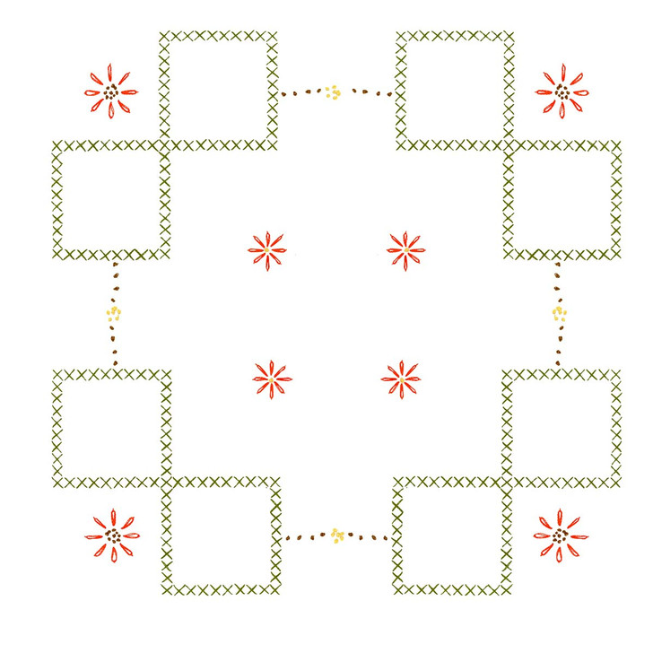 Herrschners Delilah Quilt Block Thread Kit