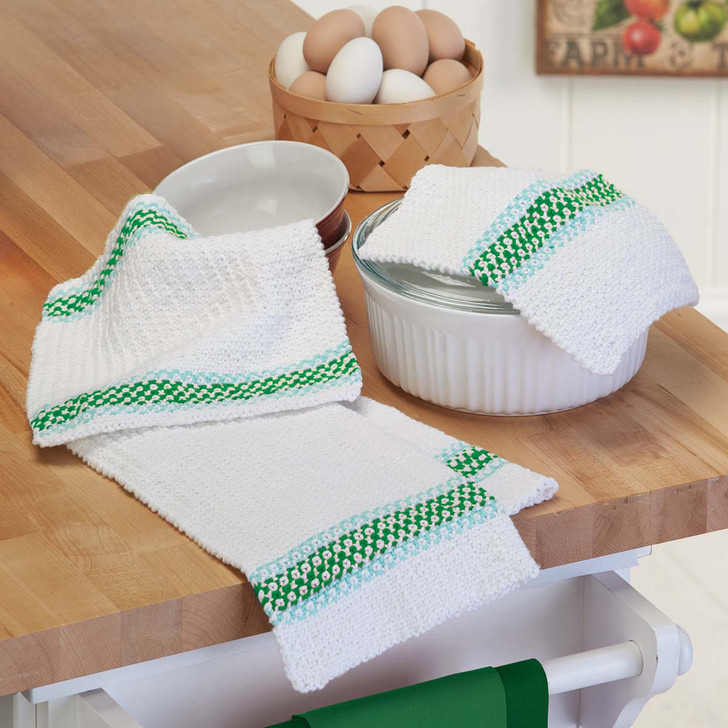 Spring Cotton Kitchen Set Knit Pattern Free Download