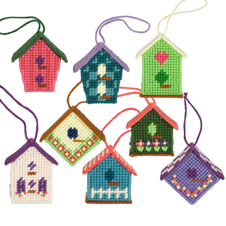 Herrschners Bright Birdhouses Plastic Canvas Free Download