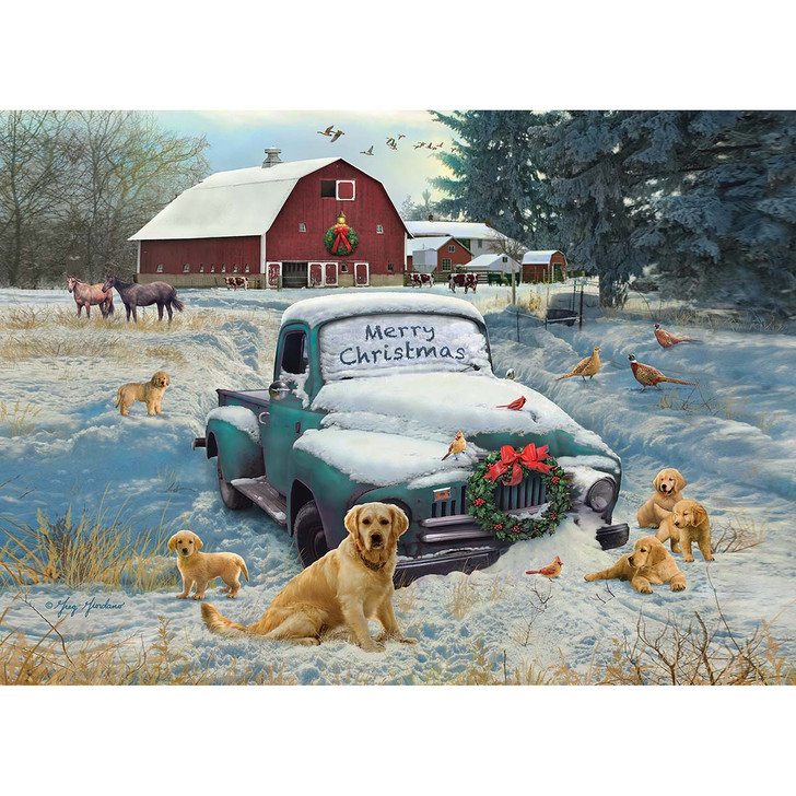 Cobble Hill Merry Christmas Jigsaw Puzzle