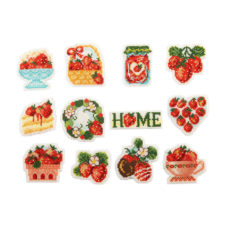 Herrschners Berry Sweet Ornaments Counted Cross-Stitch Kit
