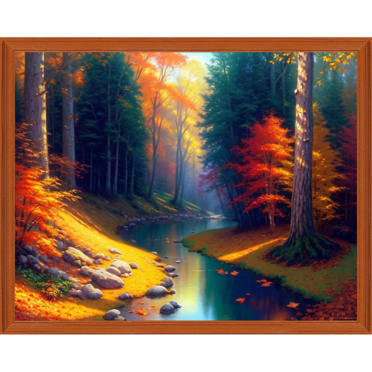 Sunrays Creations Needlearts The Beauty of Autumn Chart & Fabric Counted Cross-Stitch