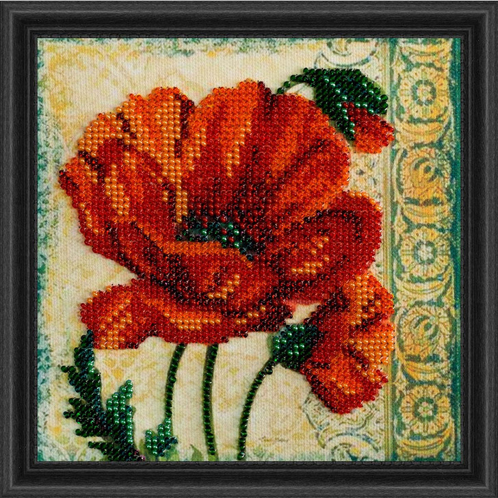 Abris Art Red Velvet Bead Embroidery Kit
