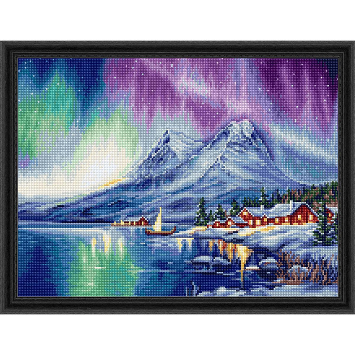 Luca-S Northern Lights Counted Cross-Stitch Kit