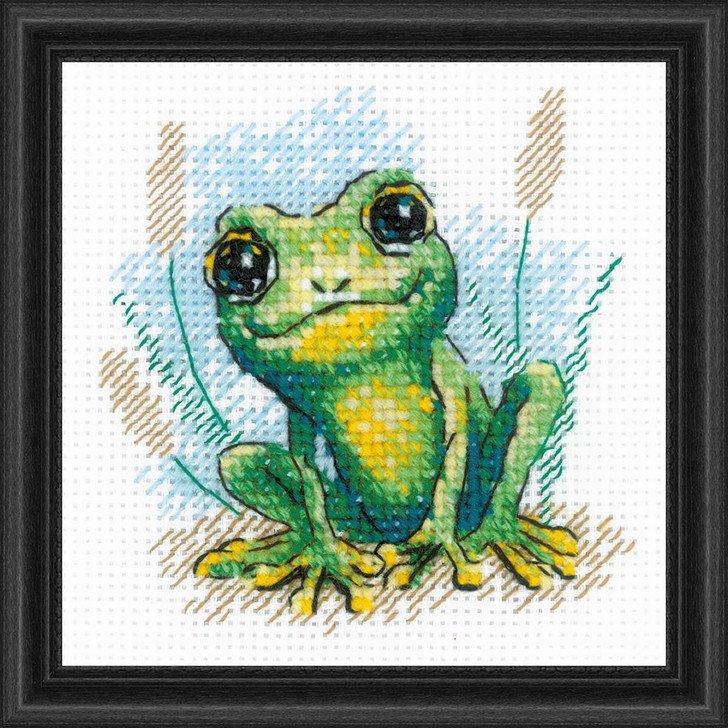 RIOLIS Little Frog Counted Cross-Stitch Kit