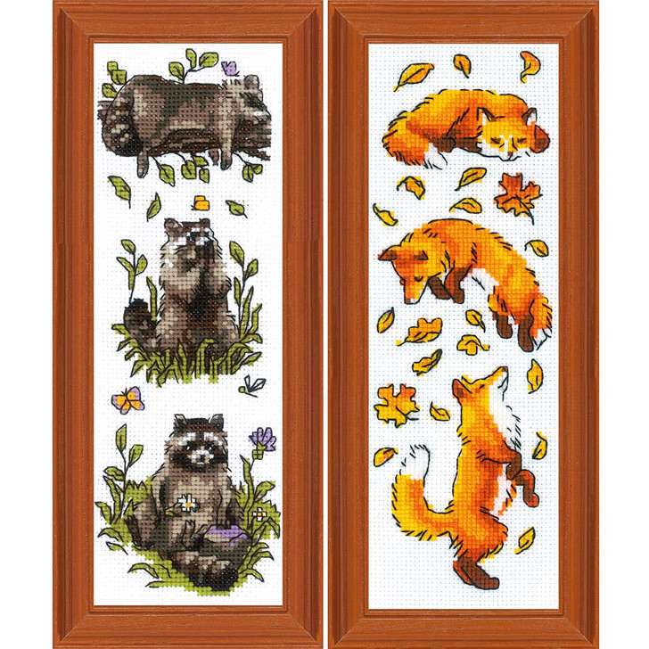 RIOLIS Fun Forest Friends Set Counted Cross-Stitch Kit