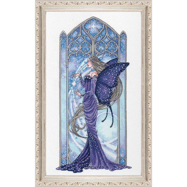Dimensions Wintertime Fairy Kit & Frame Counted Cross-Stitch Kit