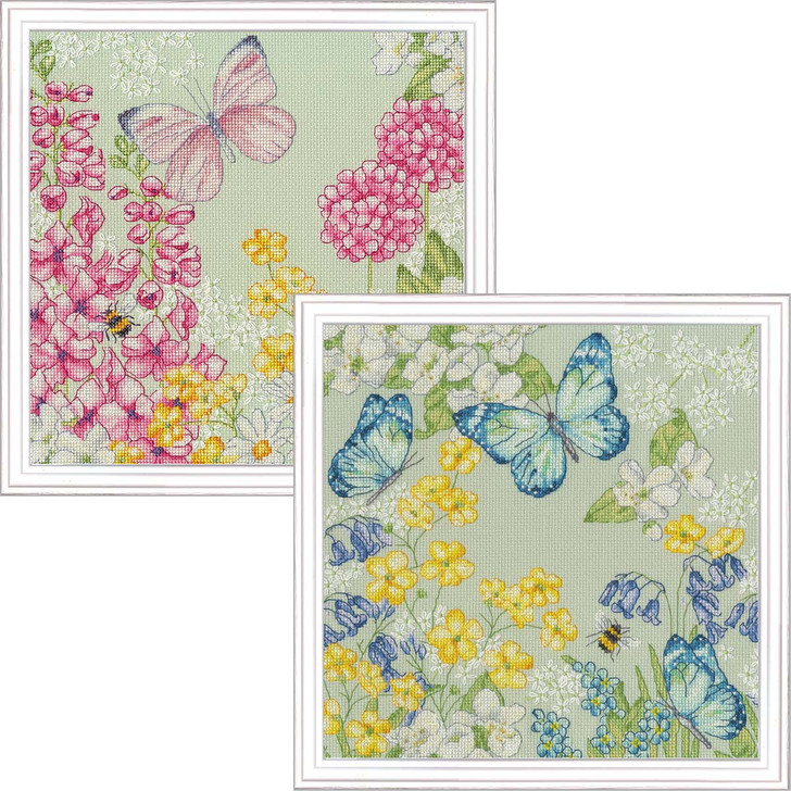 Bothy Threads Butterfly Meadows Set Counted Cross-Stitch Kit