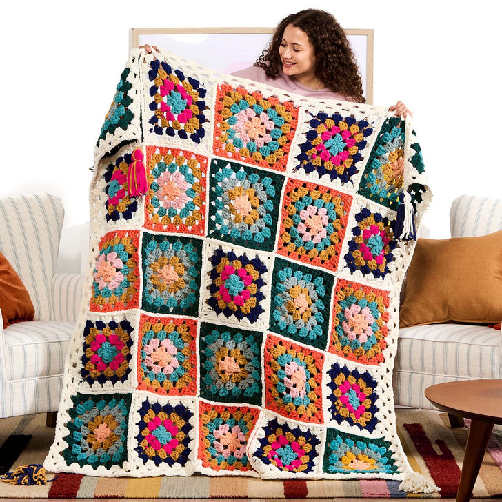 Bernat Granny A-Go-Go Blanket