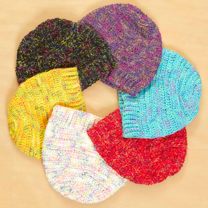 Sundance Colorburst Beanies Crochet Kit