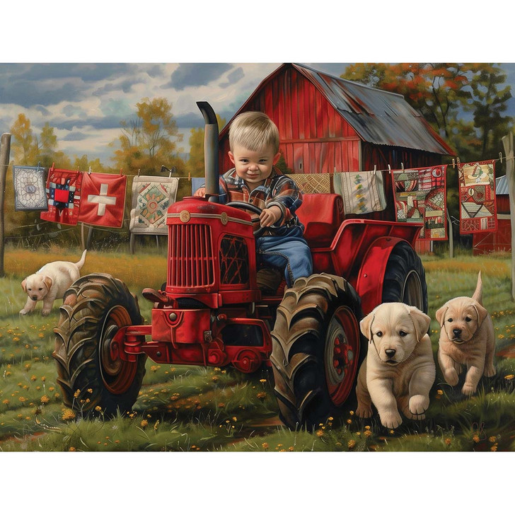 SunsOut Laundry Day Helper Jigsaw Puzzle