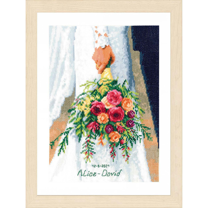 Vervaco Bridal Bouquet Counted Cross-Stitch Kit