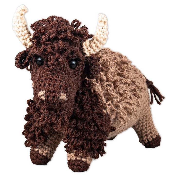 Leisure Arts Amigurumi Bison Crochet Kit
