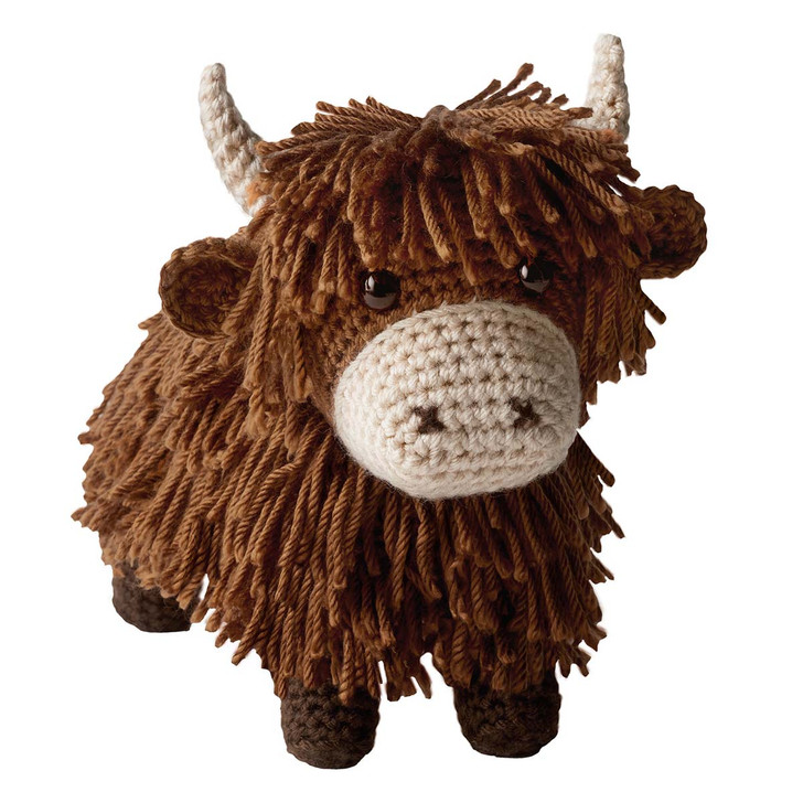 Leisure Arts Amigurumi Highland Cow Crochet Kit