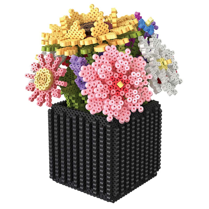 Perler Beads Wildflower Bouquet 3D Beading Kit