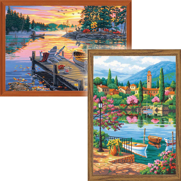 Paintworks Life of Leisure, Set of 2 Paint by Number Kit