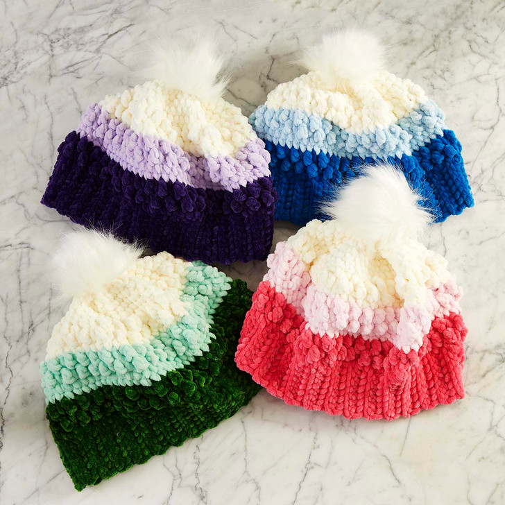 Soho Frost Fade Beanie Crochet Kit