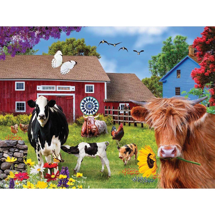 Karmin International Farm Life Jigsaw Puzzle