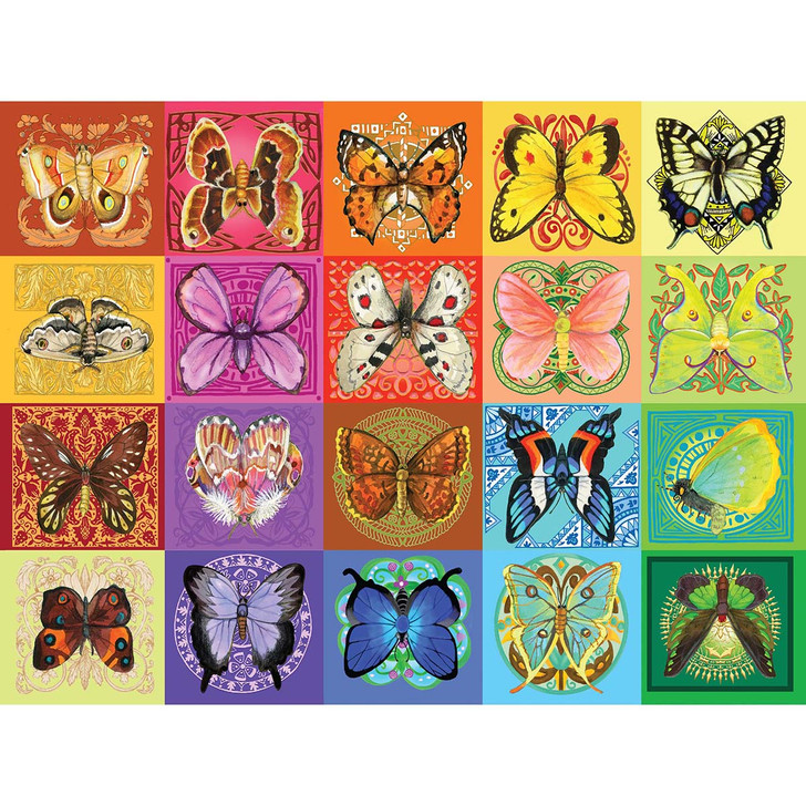 Karmin International Rainbow Butterflies Jigsaw Puzzle