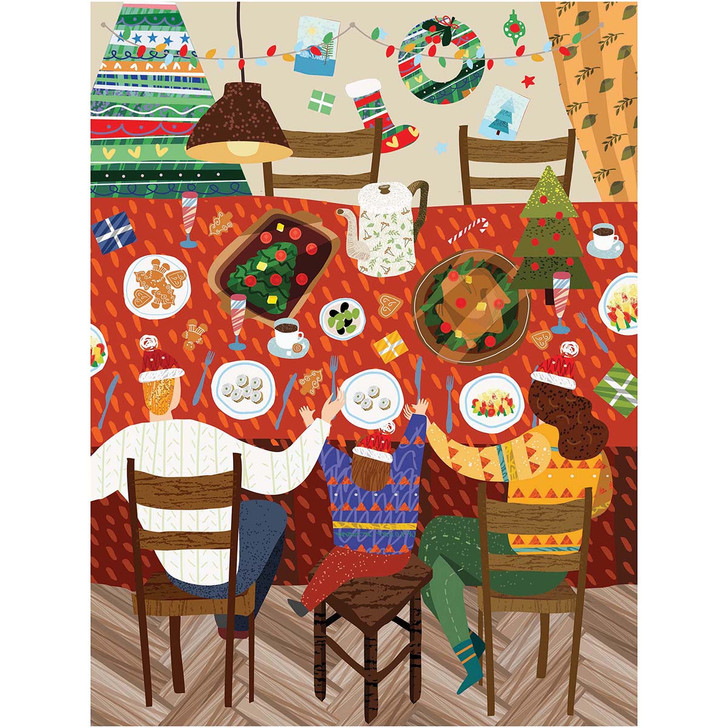 Karmin International Candle Merry Christmas Jigsaw Puzzle