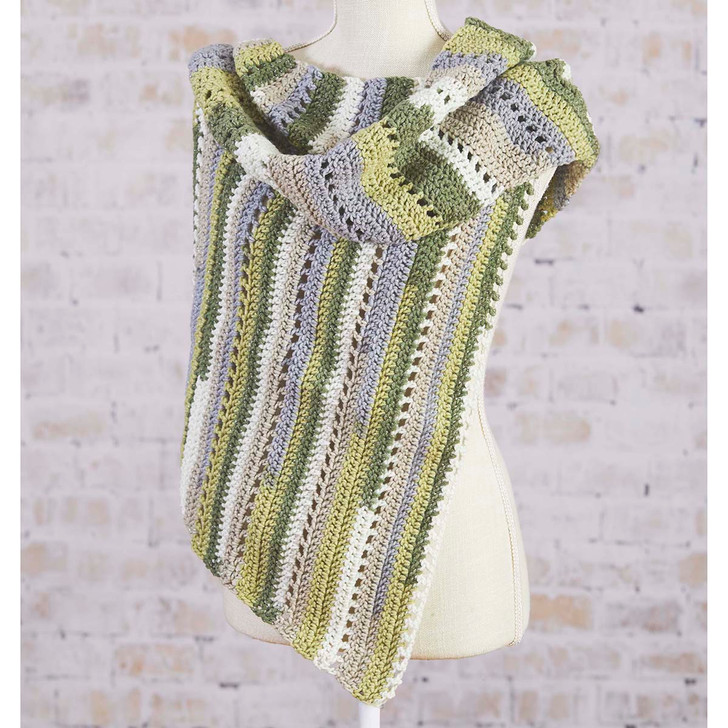 Herrschners Frosted Fir Shawl Yarn Pack