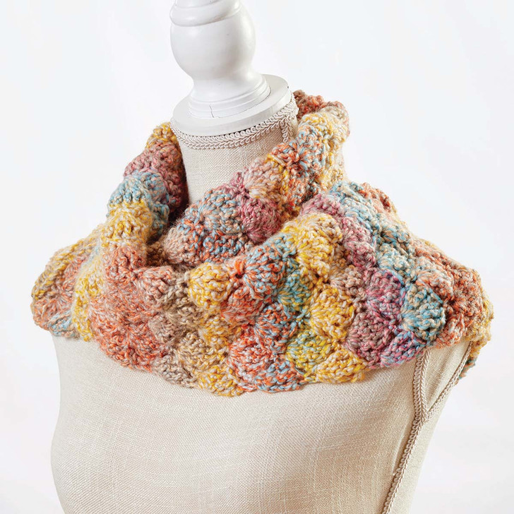 Herrschners Marled Moments Cowl Crochet Kit