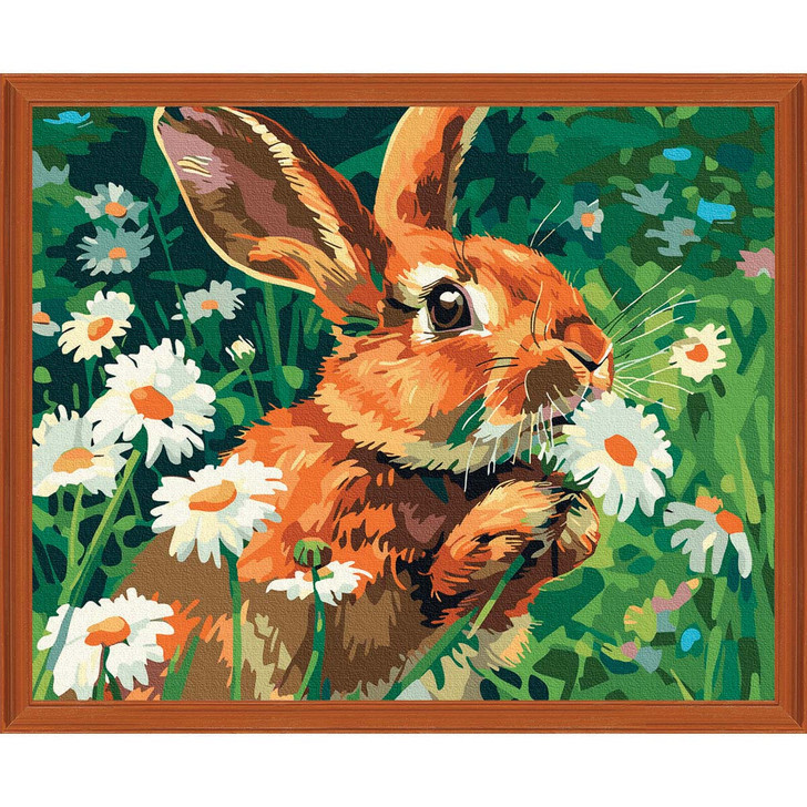 Adbrain Whimsical Bunny Kit & Frame Paint by Number Kit