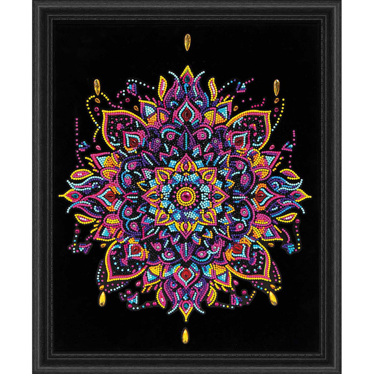 Diamond Dotz Neon Mandala Kit & Frame Diamond Painting