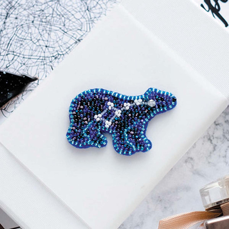 Abris Art Ursa Minor Brooch Bead Embroidery Kit