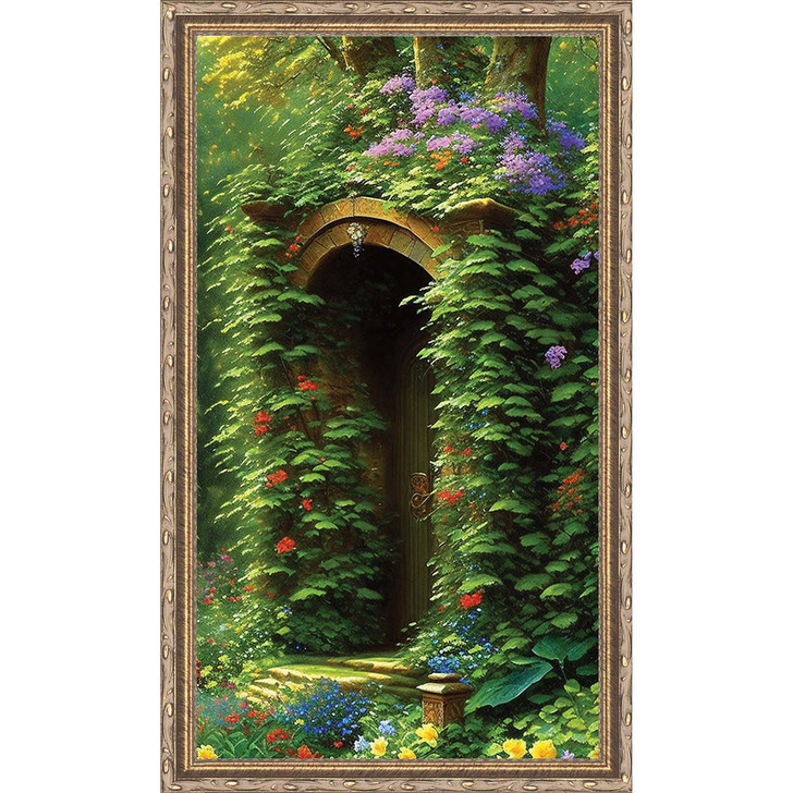 Sunrays Creations Needlearts Entrance to Secret Garden Chart Counted Cross-Stitch Chart