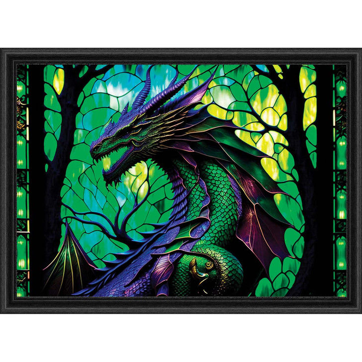 Sunrays Creations Needlearts Lair of the Green Dragon Counted Cross-Stitch Chart