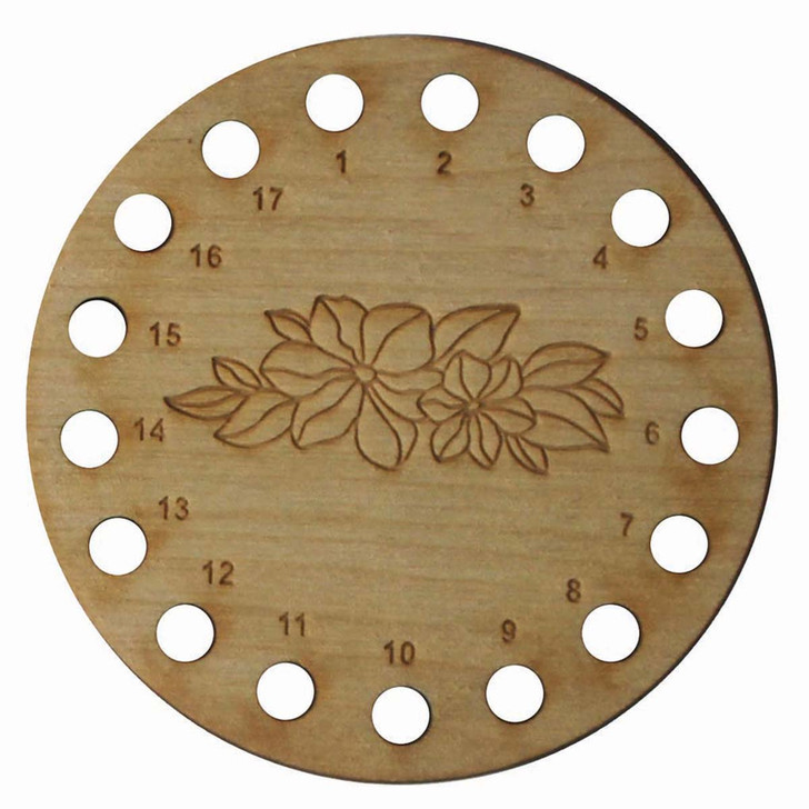 Orchidea Flowers Wood Floss Organizer Accessory