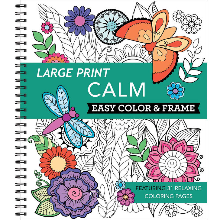 Brain Games Large Print Calm Coloring Book