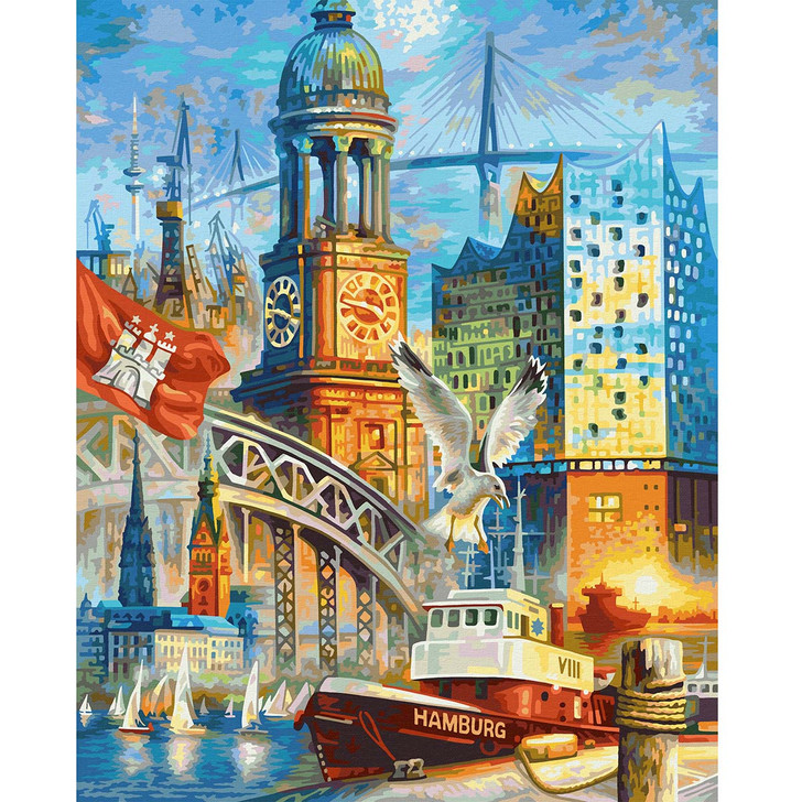 Schipper Hamburg, My Pearl Paint by Number Kit