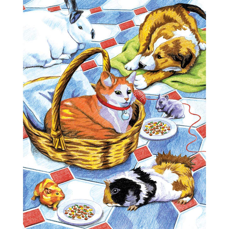 Royal Brush Family Pets Pencil-by-Number