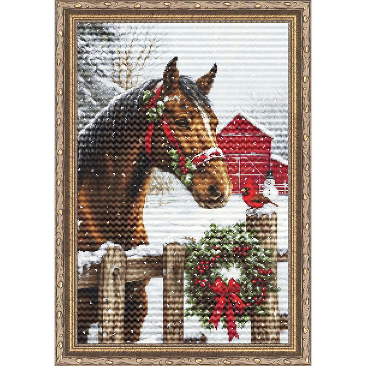Luca-S Holiday Magic Kit & Frame Counted Cross-Stitch