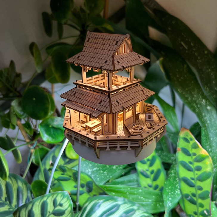 Tiny Treehouses Sunrise Terrace with Grow Lights Treehouse Model - Wood