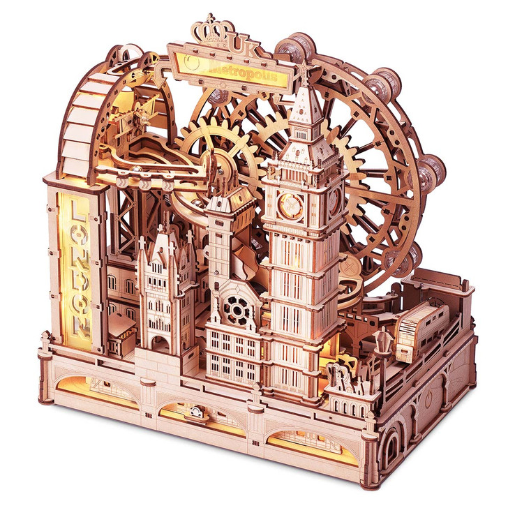 Robotime London Marble Run Model - Wood