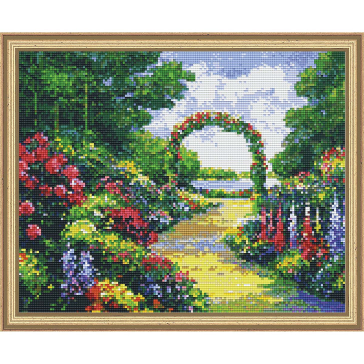 PixelHobby Lakeside Arbor Kit & Frame Mosaic Art Kit